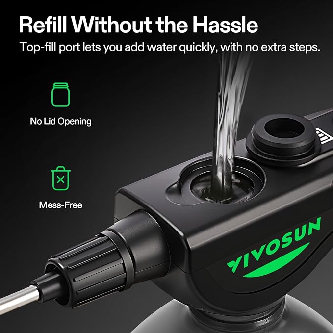 VIVOSUN Pulverizador eléctrico de 70 onzas, botella de spray eléctrica