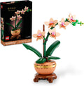 LEGO Botanicals Mini Orquídea 10343 – Set de Construcción para Adultos +18, Planta Artificial Decorativa para Mesa y Oficina