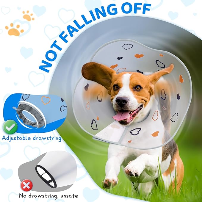 Cono Isabelino Suave para Perros | Talla XS | Postcirugía | PVC Impermeable