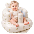 Asiento inflable para bebé con bomba de aire incorporada, asiento portátil para el suelo para bebés de 3 a 36 meses, silla para comer, silla de apoyo para bebés y niños pequeños, asiento de suelo para baby shower.