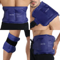 REVIX Compresa de Hielo Gel Reutilizable – 40x23 cm para Espalda, Rodilla, Hombro y Cadera, Azul Marino
