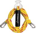 Arnés de remolque Airhead de alta resistencia para tubos remolcables de 1 a 4 personas, esquís acuáticos, tablas de wakesurf y wakeboards, 3,65 metros, negro.