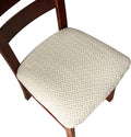Fundas de Asiento para Silla de Comedor Fundas Deslizables de Asiento Fundas para Sillas de Cocina (Beige, 6 Piezas)