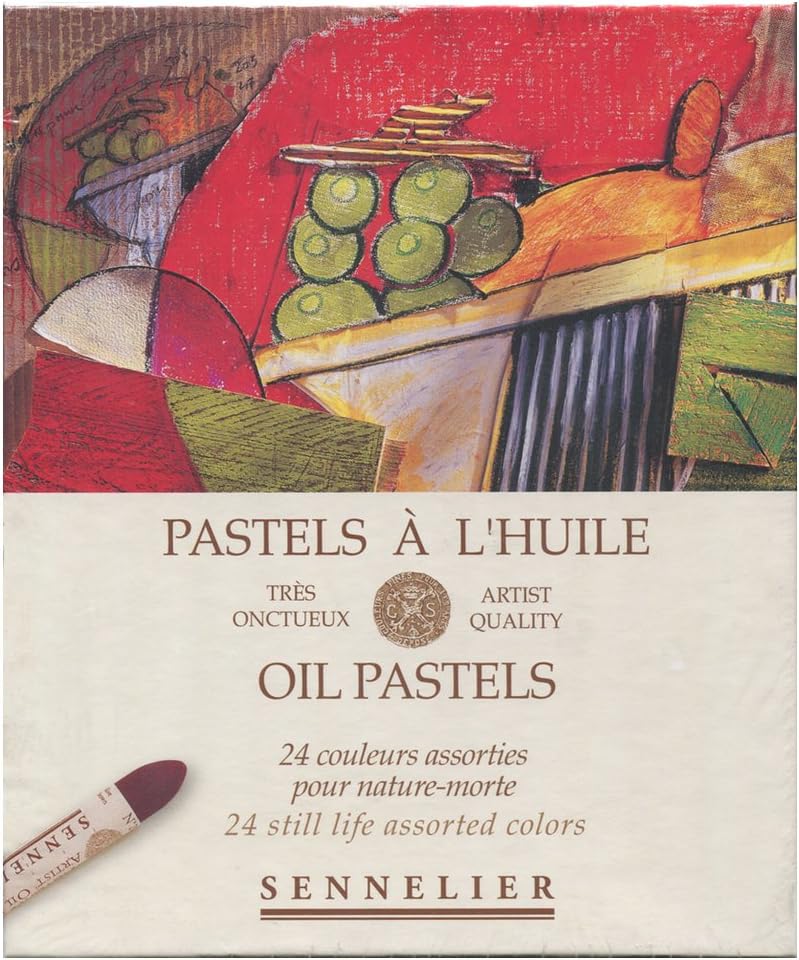 SENNELIER Oil French Pastel for Professional Artists, Still Life Set of 24