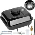 GREHUA Tanque de Gasolina 212cc con Medidor de Nivel de Combustible | Compatible con Predator 212, 196cc, 224cc, 6.5hp, GX160, GX200 Clone | Coleman CT200U, BT200X, KT196, Massimo, Baja Warrior, MB200 | Mini Moto y Go Kart