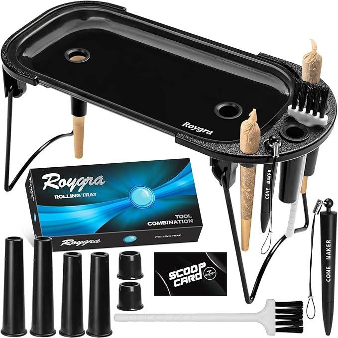 Bandeja Enrolladora Plegable de Metal para Conos King y 1-1/4 – Roygra