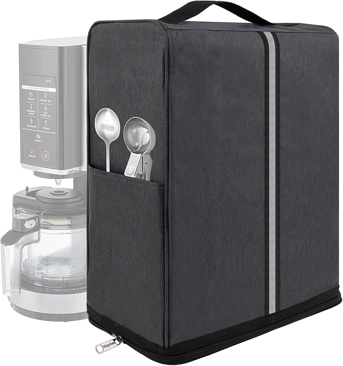 Bolsa de Almacenamiento para Máquina de Helados Ninja Creami NC201, NC299AMZ, NC301 | Nylon Resistente con Bolsillos Laterales