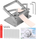 Manual Leather Splitter Peeling Machine, Leather Paring Skiver Skiving Tools with Instructions Handle Leatherworking Tools with Blades for DIY Leatherwork