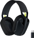 Logitech G435 Lightspeed y Bluetooth - Auriculares inalámbricos para juegos - Ligeros - Negro (Renovado)