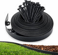 Kit de bordes para jardines Gardzen de 3,8 cm x 10 m, rollo de bordes para jardín con 40 estacas, diseño para bordes de césped sin necesidad de excavar.