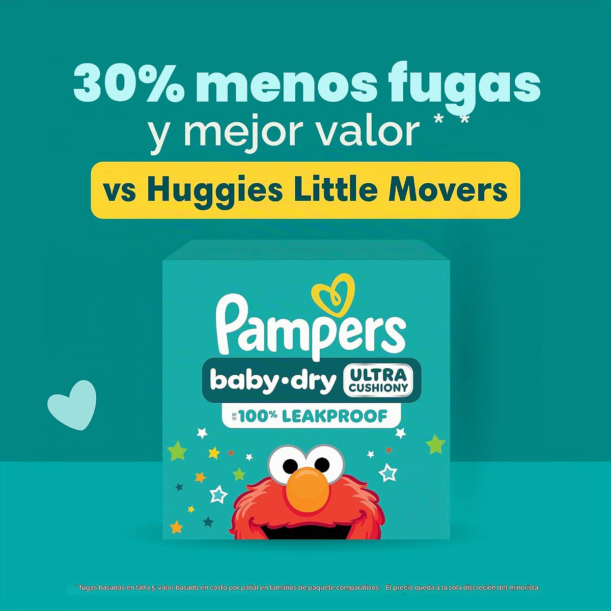 Pampers Baby-Dry - Pañales desechables, talla 1, 120 unidades