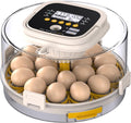 18 incubadoras para incubar huevos, incubadora de huevos con volteo automático y control de humedad, incubadora de huevos inteligente con ajuste automático de temperatura.