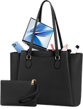Bolso de mano para mujer RAINSMORE, 40 cm, bolso de compras, bolso tote