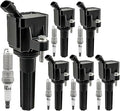 Kit Bobinas de Encendido UF497 y Bujías de Iridio 5019 – Set de 6 para GMC Envoy, Chevrolet Trailblazer, Isuzu Ascender, Saab 9-7x y Buick 4.2L L6