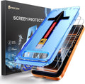 MAGIC JOHN 2 Pack Protector de Pantalla de Vidrio Templado para iPhone 17 Pro Max 6.9 Pulgadas | Auto Eliminacion de Polvo, Sin Burbujas, HD, Facil Instalacion