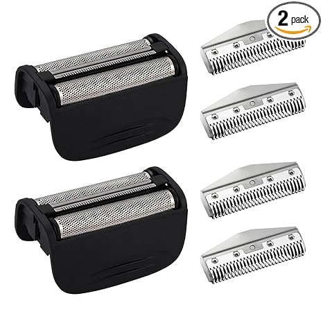 Cabezal de Repuesto para Afeitadora Remington PF7400, PF7500 y PF7600 – Pack de 2, Color Negro