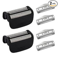 Cabezal de Repuesto para Afeitadora Remington PF7400, PF7500 y PF7600 – Pack de 2, Color Negro