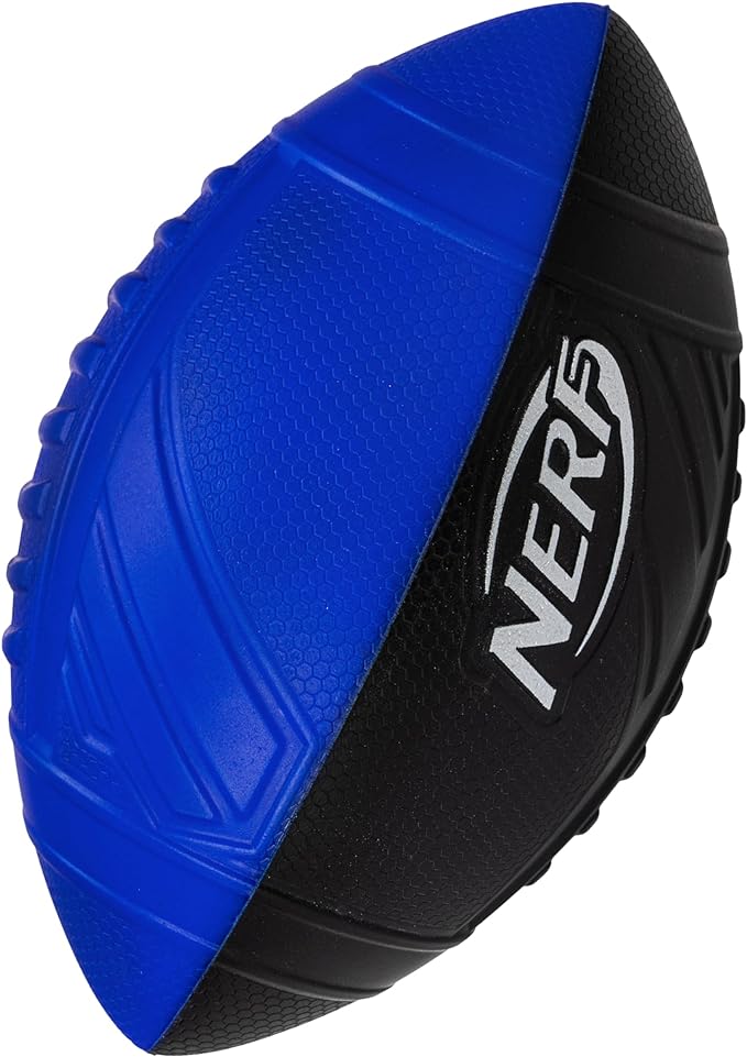 Pelota de fútbol americana, azul, pelota de espuma clásica, fácil de atrapar y lanzar, juguetes deportivos, regalos de Navidad o rellenos de calcetines para niños