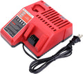 M-12 M-18 Multi-Voltage Battery Charger Compatible with Mil-waukee - Lasica 3.0A 12V/18V 48-59-1812 Rapid Charger Compatible with Mil-waukee M-12 or M-18 Lithium Heated Jacket Power Tool Battery Packs