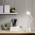 ⚠️ IMPORTANTE: Es color negro — Steren Lámpara LED de Luz Fría, Neutra o Cálida, con Cuello Flexible, Pinza y Batería Recargable
