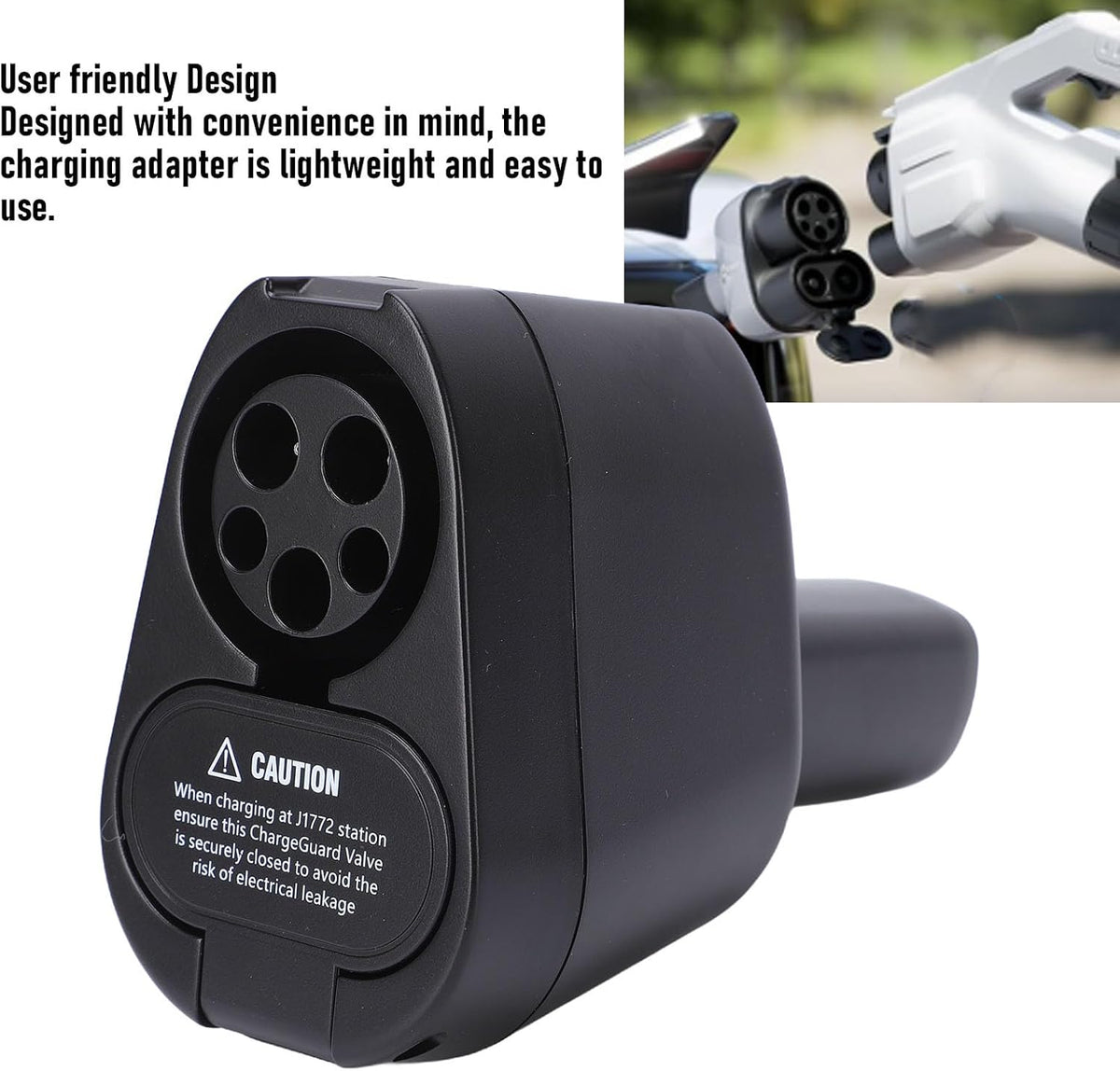 Adaptador de carga CCS y J1772 a EV, adaptador 2 en 1 compatible con interfaces CCS1 y J1772, reemplazo para modelo 3 Y S X, salida de 250KW, para estaciones de carga de nivel 1 2 3