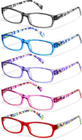 Lentes de Lectura Gaoye 3.25 para Mujer 5 Pack | Bisagra de Resorte con Filtro de Luz Azul Moda
