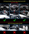 Aluminum-Alloy Steering Wheel Paddle Shifter Extension Compatible with Mercedes Benz A B C CLA CLS E G GL GLA GLC GLE GLS Metris S SL SLC Class (Black)