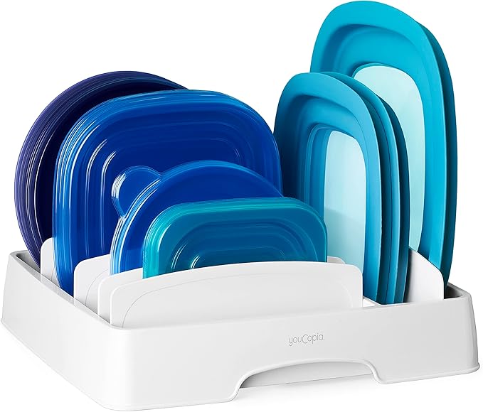 Youcopia Storalid Food Container Lid Organizer Medium