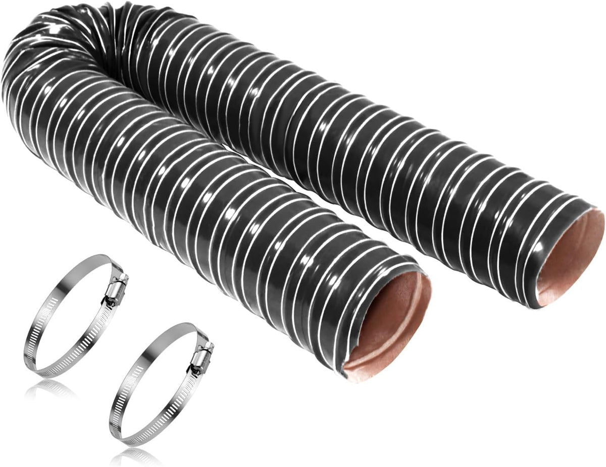 USADO Y FALTA UN ACCESORIO-Manguera de Ducto de Aire NOWBALL 3" | Longitud 2m | Silicona Flexible para Enfriamiento | Alta Temperatura | Para Frenos, Escape, Auto, Taller y Secadora | 76mm