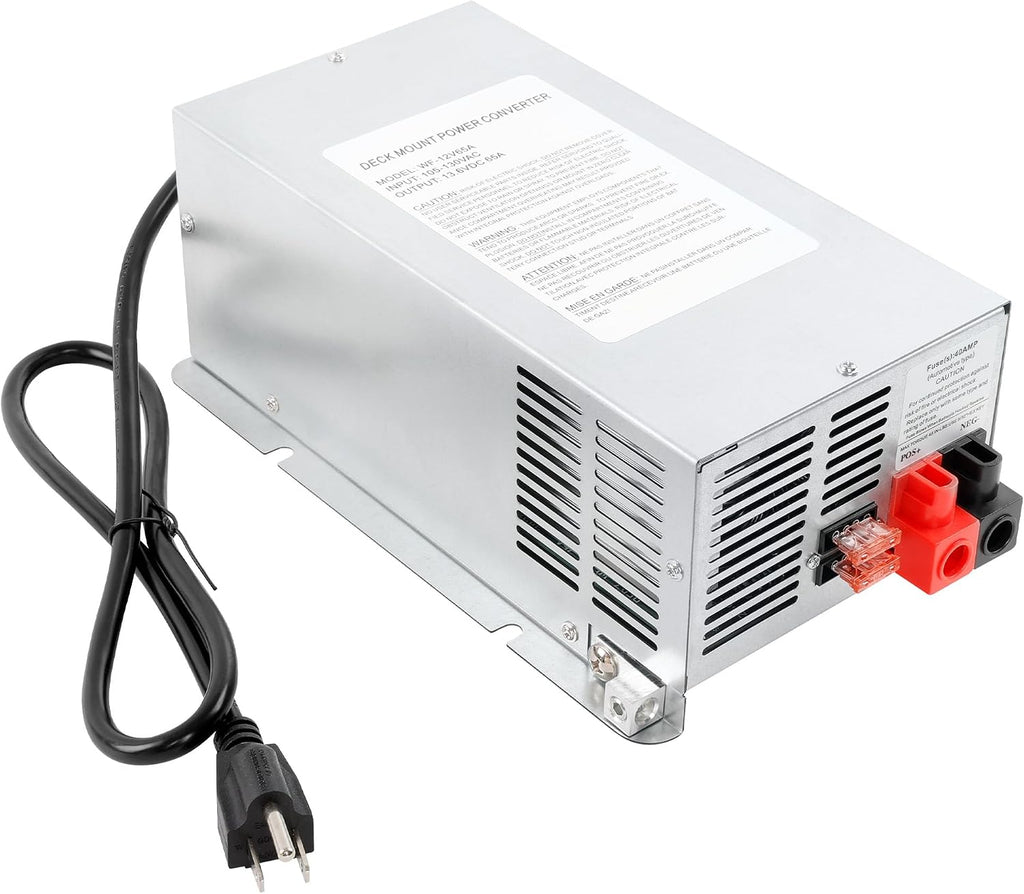 Convertidor de potencia para vehículos recreativos WF-9855 de 55 amperios, cargador de tres etapas para montaje en cubierta, compatible con WF-9855, WF-9855-AD, WF-9855-AD-MBA, WF-9855AN y otros modelos de la serie WF-9800.