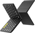 Samsers - Teclado Bluetooth plegable de tamaño completo para tableta y teléfono portátil