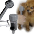 YOO.MEE Ducha Portátil para Mascotas – Conexión Rápida a Grifo de Bañera con Desviador Frontal, Válvula de Latón y Manguera Flexible