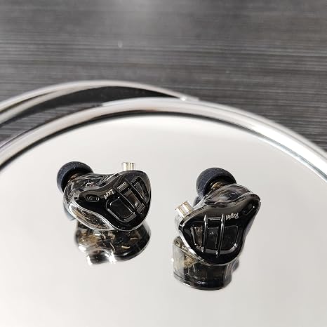 Monitor In-Ear KZ ZAR – 7BA+1DD Drivers Híbridos HiFi, Aislamiento de Ruido, Sin Micrófono