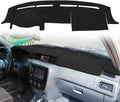 Alfombrilla protectora para salpicadero a medida para Honda CRV, tapa protectora de salpicadero J244 (Negro)