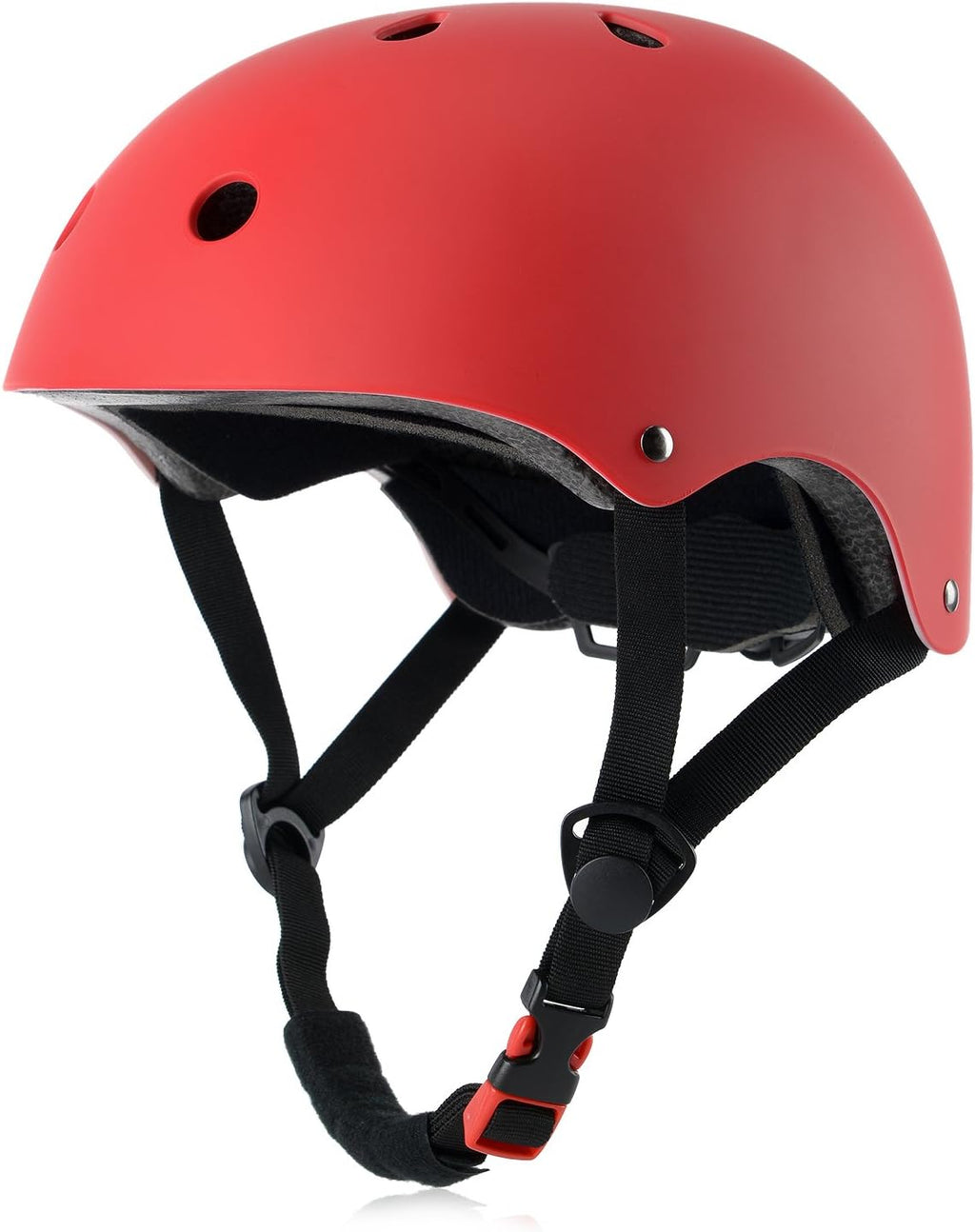 Casco de Bicicleta para Ninos | Ajustable y Multideporte | Desde Bebe hasta Joven | 3 Tallas | Rojo