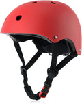 Casco de Bicicleta para Ninos | Ajustable y Multideporte | Desde Bebe hasta Joven | 3 Tallas | Rojo