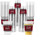 Gatherfun Celebración Clase 2026 - 100 Vasos de plástico granate de 473 ml (16 oz) para graduación: artículos resistentes y duraderos para fiestas de graduación | Artículos y decoraciones esenciales para fiestas de graduación