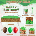 Kit de Fiesta Cumpleaños Diseño Pixelado 134 Piezas | Para 24 Invitados
