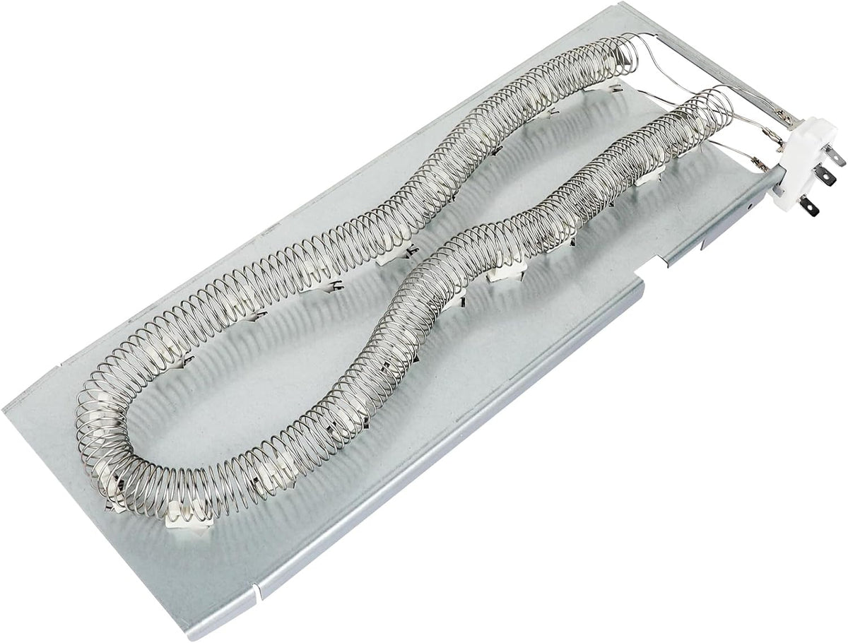 Elemento calefactor para secadora Whirlpool Cabrio, Maytag Bravo XL y Kenmore (W11025156 W10608823). Conjunto de elemento calefactor de 3 cables, bobina doble. Reemplaza las piezas número 4461512, AP6037386, PS11770230 y EAP11770230.