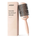 Cepillo redondo para el cabello AIMIKE, 5,3 cm (2,1 pulgadas), tecnología cerámica térmica de iones nano, cepillo redondo grande para secado y peinado, máximo volumen y brillo, barril de 5,3 cm (2,1 pulgadas), para cabello grueso y rizado, unisex.