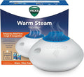 Vicks Vaporizador de Vapor Caliente, para Habitaciones Pequeñas a Medianas, Tanque de 1.5 Galones – Humidificador de Niebla Caliente para Habitaciones de Bebés y Niños con Luz Nocturna