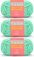 Hilo para Crochet y Tejido | Rosa y Verde | Algodón-Nylon | Peso Worsted #4 | Para Principiantes