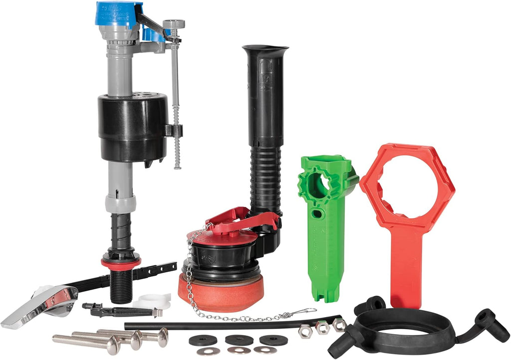 USADO-Fluidmaster K-400H-021-P8 PerforMAX Kit de Reparacion Completo para Inodoro 2 Pulgadas | Multicolor