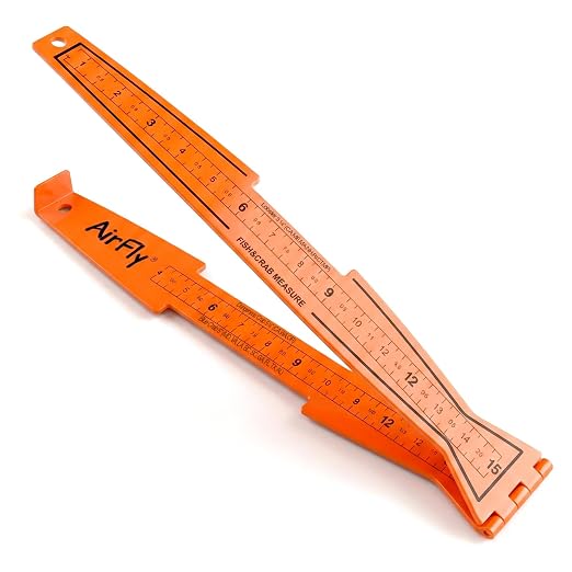 Tabla de medición de peces AirFly de 81 cm (32 pulgadas), plegable