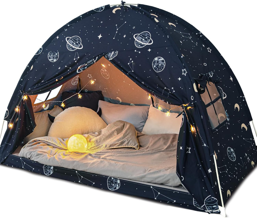 Toldo de la tienda de la cama individual, galaxia espacial niños tiendas