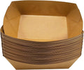 PQZKLDP 50 bandejas desechables para nachos, capacidad de 4 libras, bandejas de papel ecológicas para alimentos, ideales para fiestas, catering y eventos.