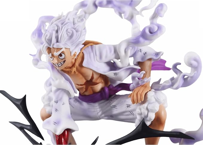 Figura Coleccionable Luffy Gear 5 Fire – One Piece – Decoración para Escritorio