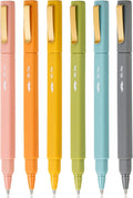 Mr. Pen Bolígrafos Estéticos Pack 6 — Tinta Negra Secado Rápido, Sin Mancha, Sin Sangrado, Punta Fina para Tomar Notas