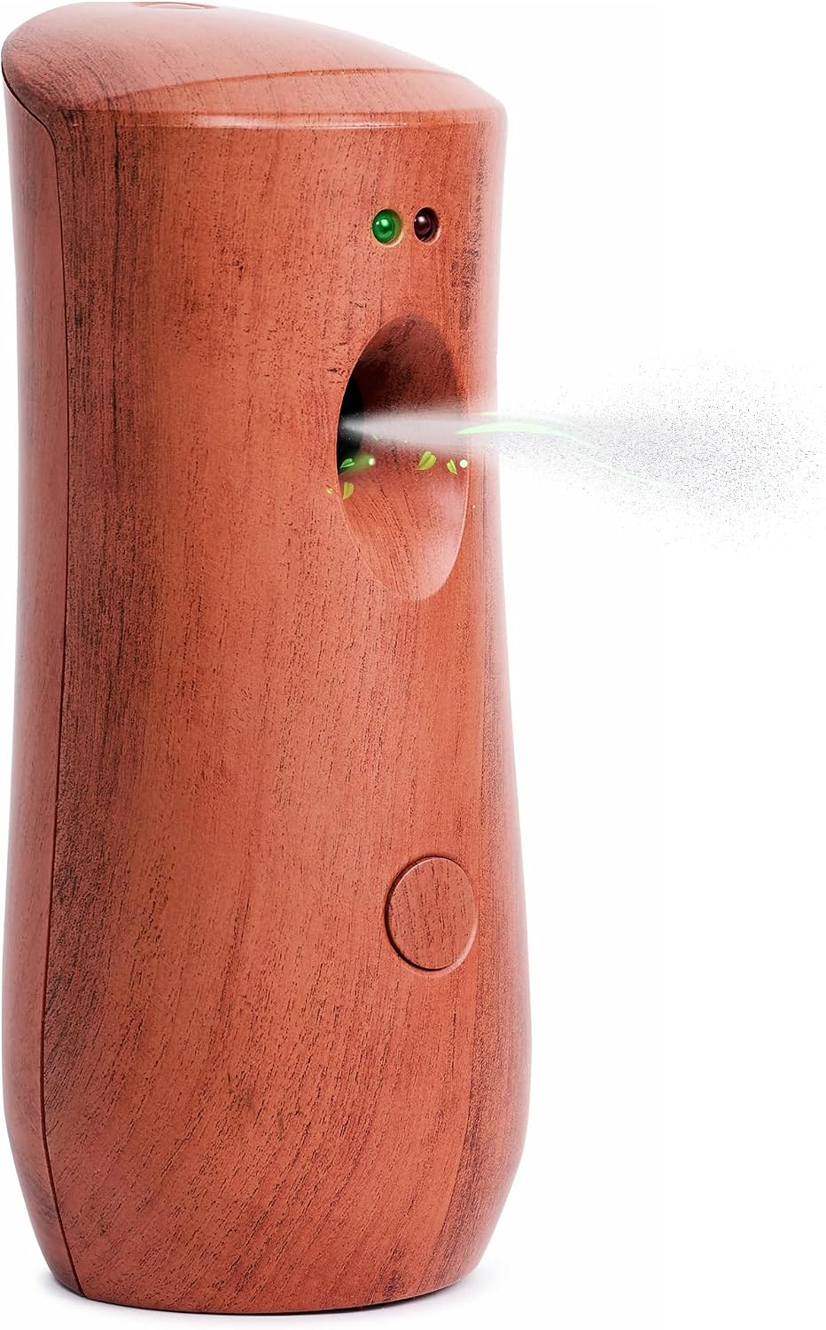 Dispensador Automático de Ambientador con Diseño de Madera | Aerosol Programable a Pilas | Pared o Superficie
