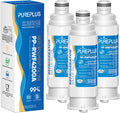 PUREPLUS DA97-17376B Filtro de Agua para Refrigerador Samsung | Compatible con HAF-QIN/EXP, DA97-08006C, RF28R7351SG, RF28R7201SR, RF28T5001SR, RF23M8590SG y Mas | Pack de 3